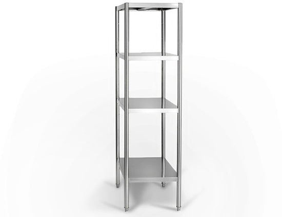 Steel rack PREMIUM 1.0 x 0.5 m - with 4 shelves (ADJUSTABLE)