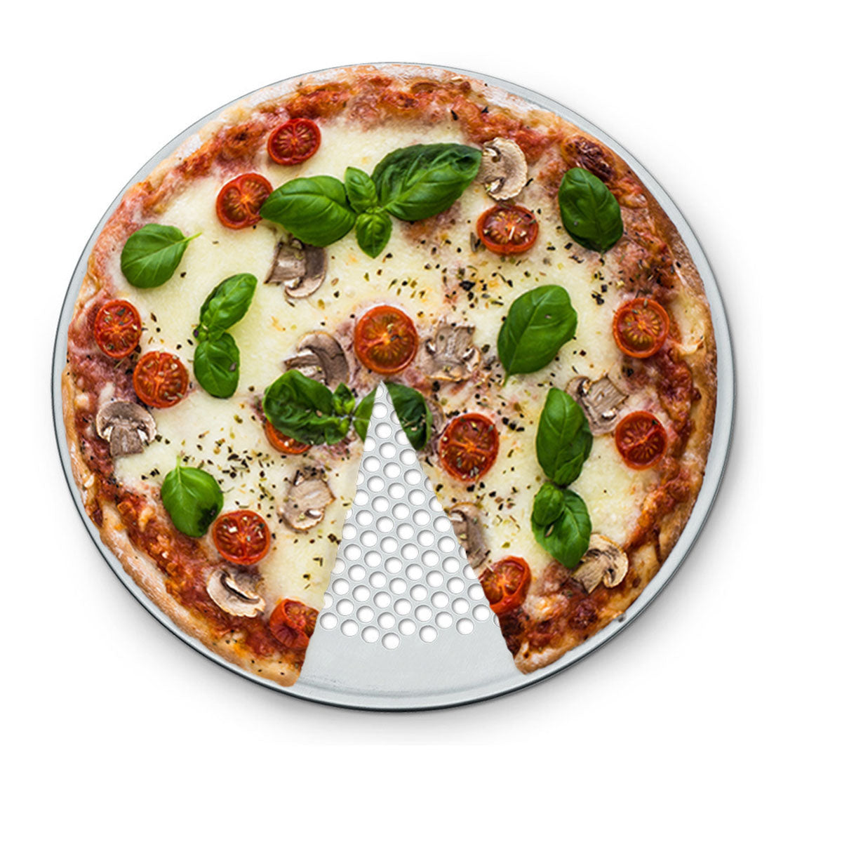 Pizza tray - with perforation - Ø 30 cm