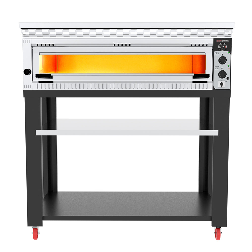 Pizza oven 6x 34 cm - with lid and lower rack