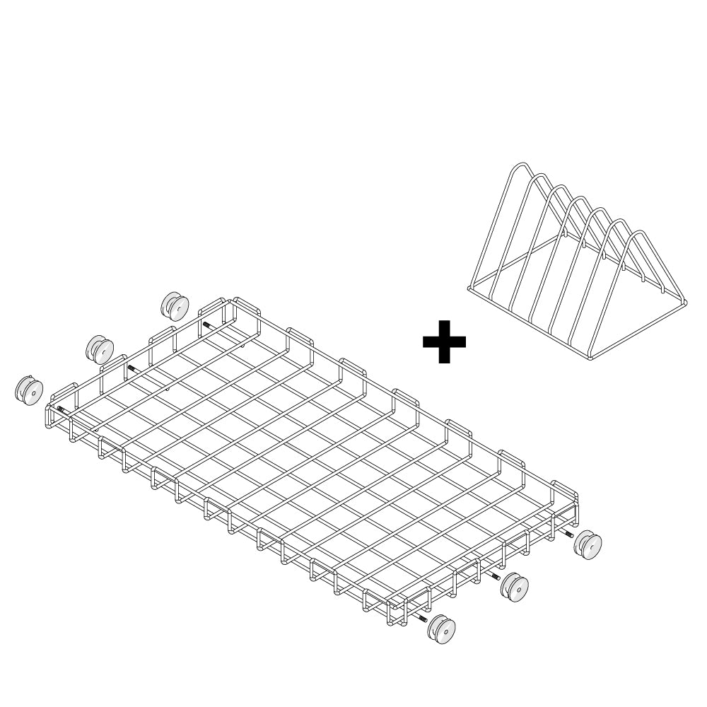 Dishwasher basket - 615 x 1150 mm