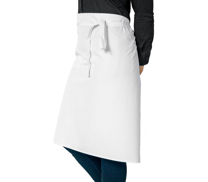 Bistro aprons, color white, length 65 cm, set of 5 pcs