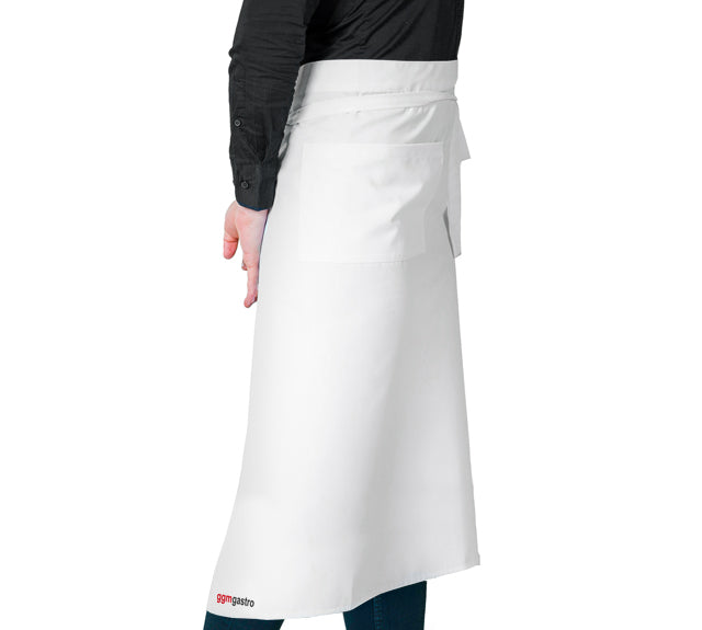 Bistro aprons, color white, length 90 cm, set of 5 pcs.