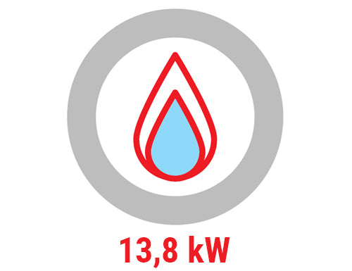 Газов грил от вулканична лава (13,8 kW)