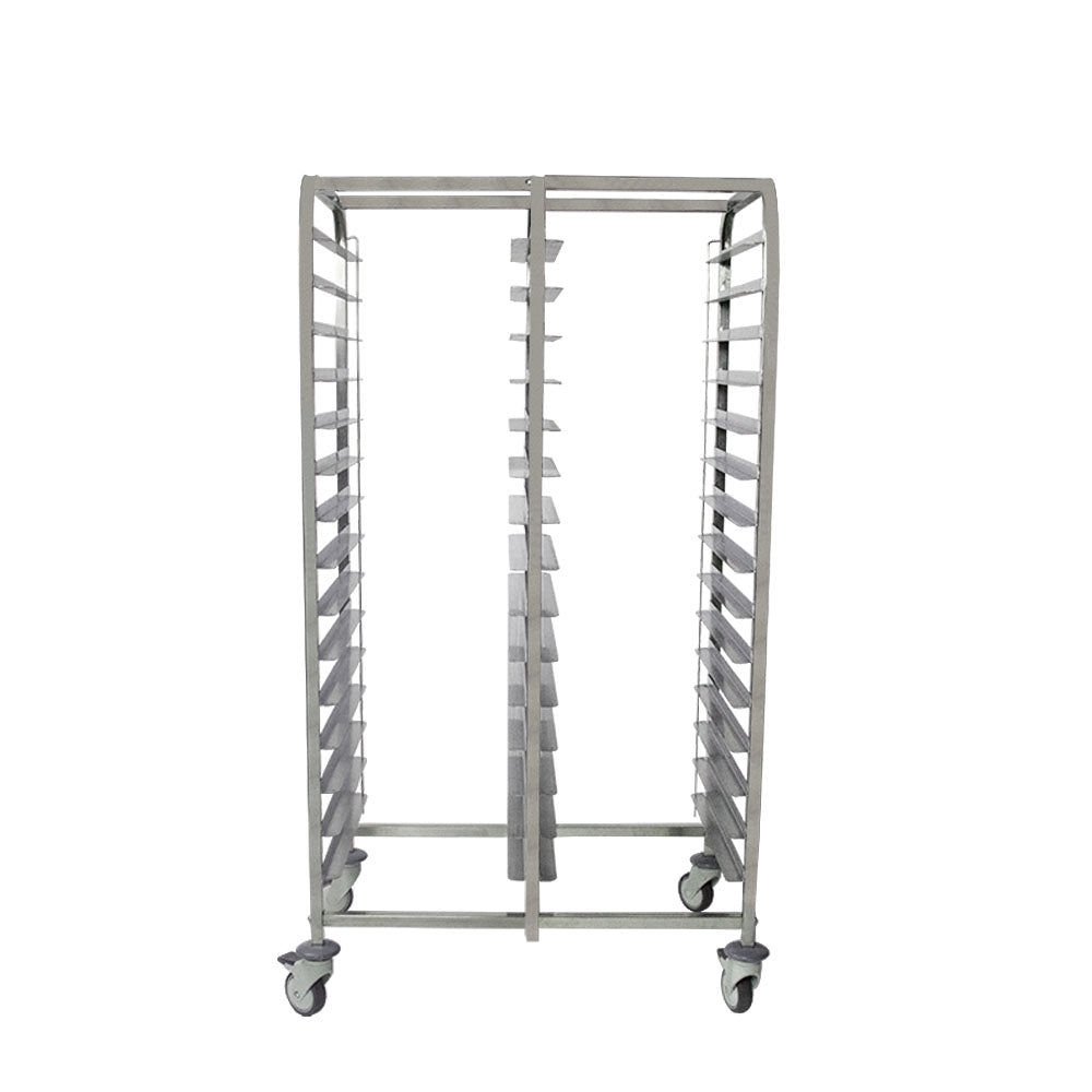 Trolley for trays double - EN 60 x 40 cm