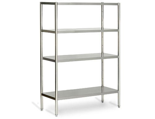 Steel rack ECO 1.6 x 0.5 m - with 4 shelves (ADJUSTABLE)