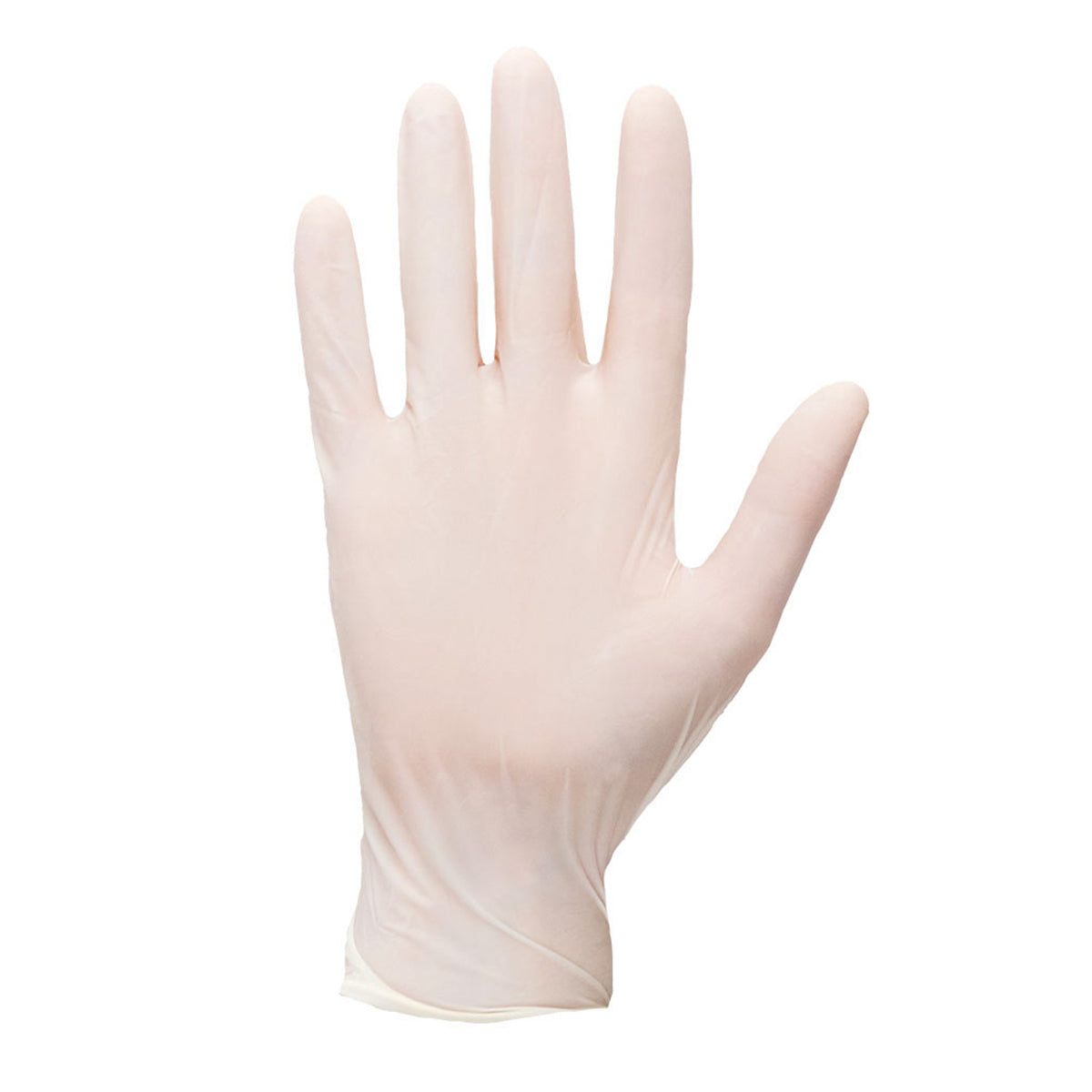 (100 pcs.) Disposable Latex Gloves - White - Size: L