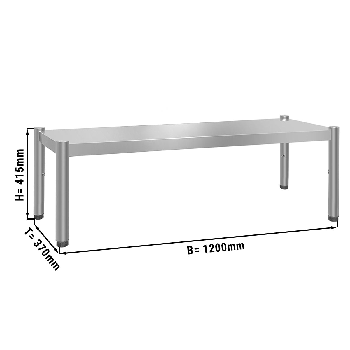 Additional table 1.2 m - with 1 Floor 0.4 m high