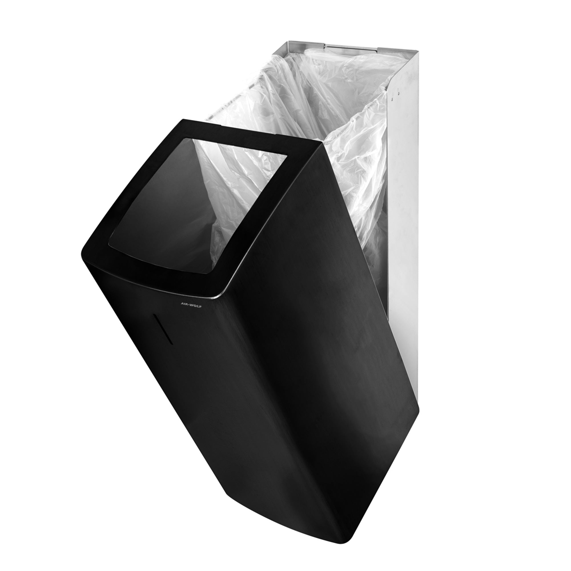 AIR -WOLF - Waste bin - 50 liters - for wall mounting