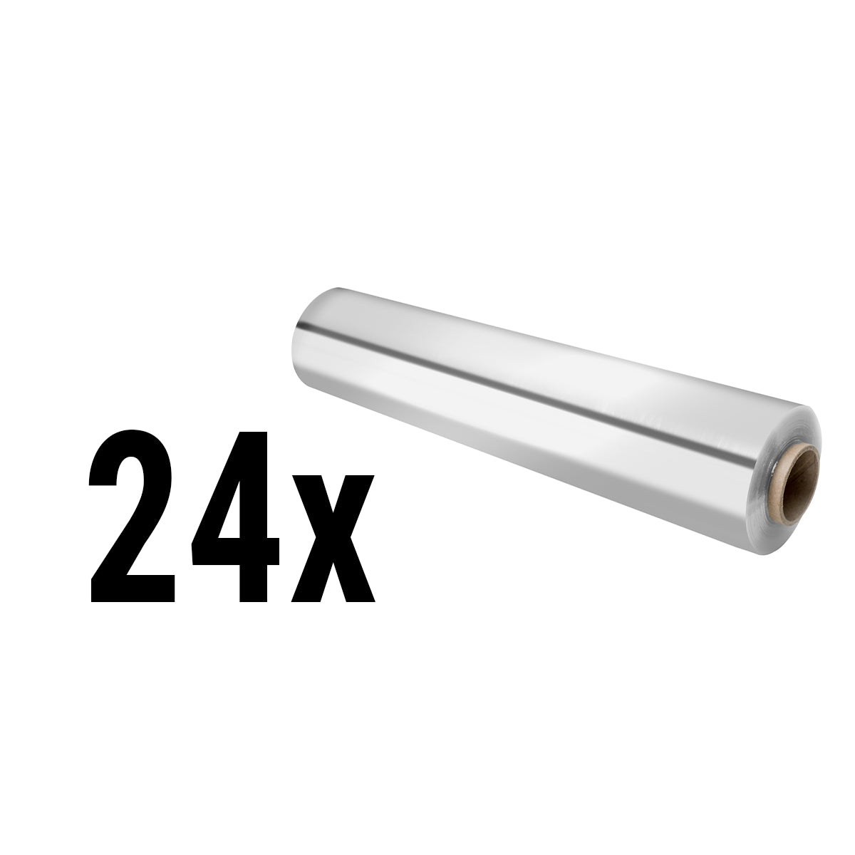 (24 pieces) aluminum foil per roll