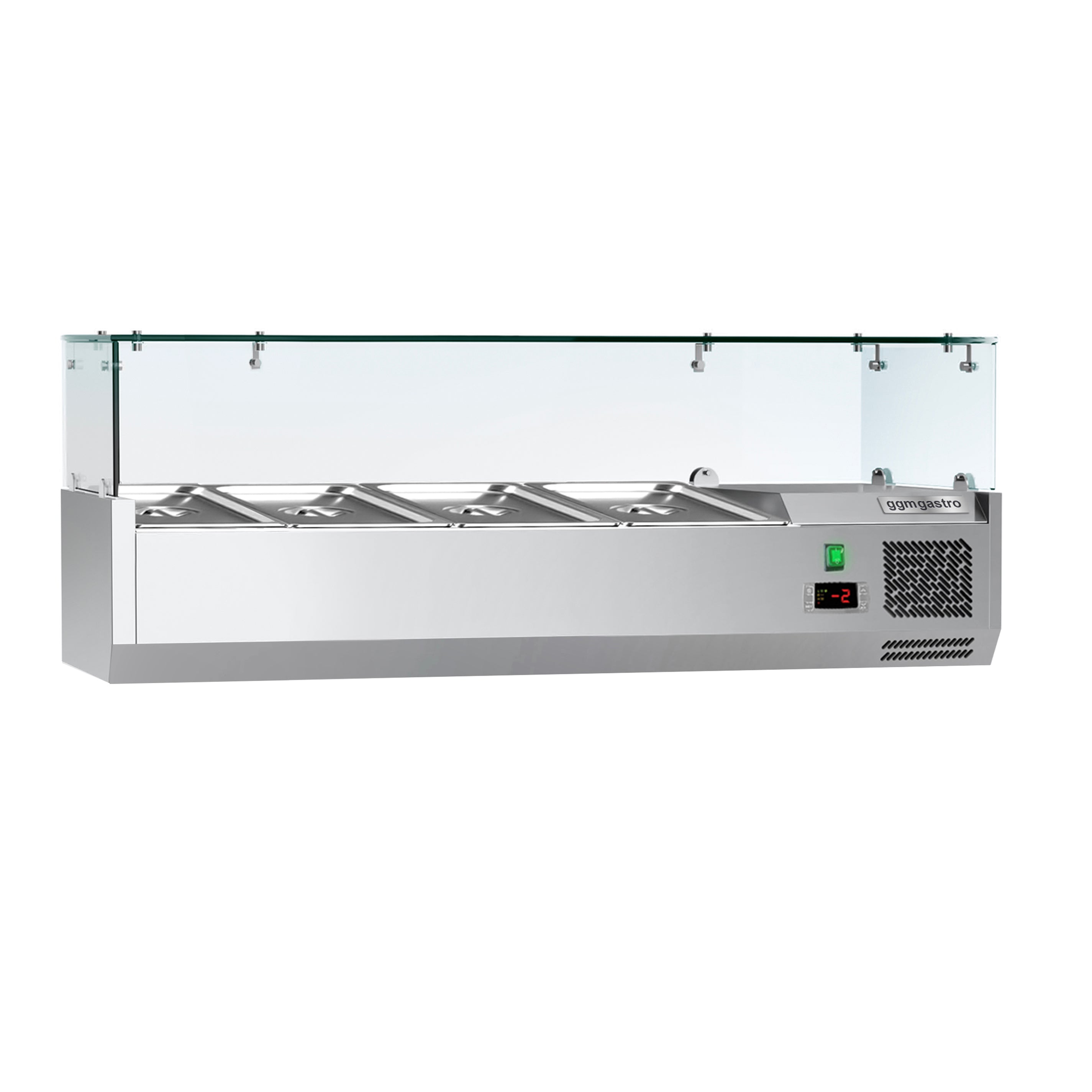 Refrigerated showcase ECO - 1.2 x 0.4 m - for containers 4x 1/3 GN