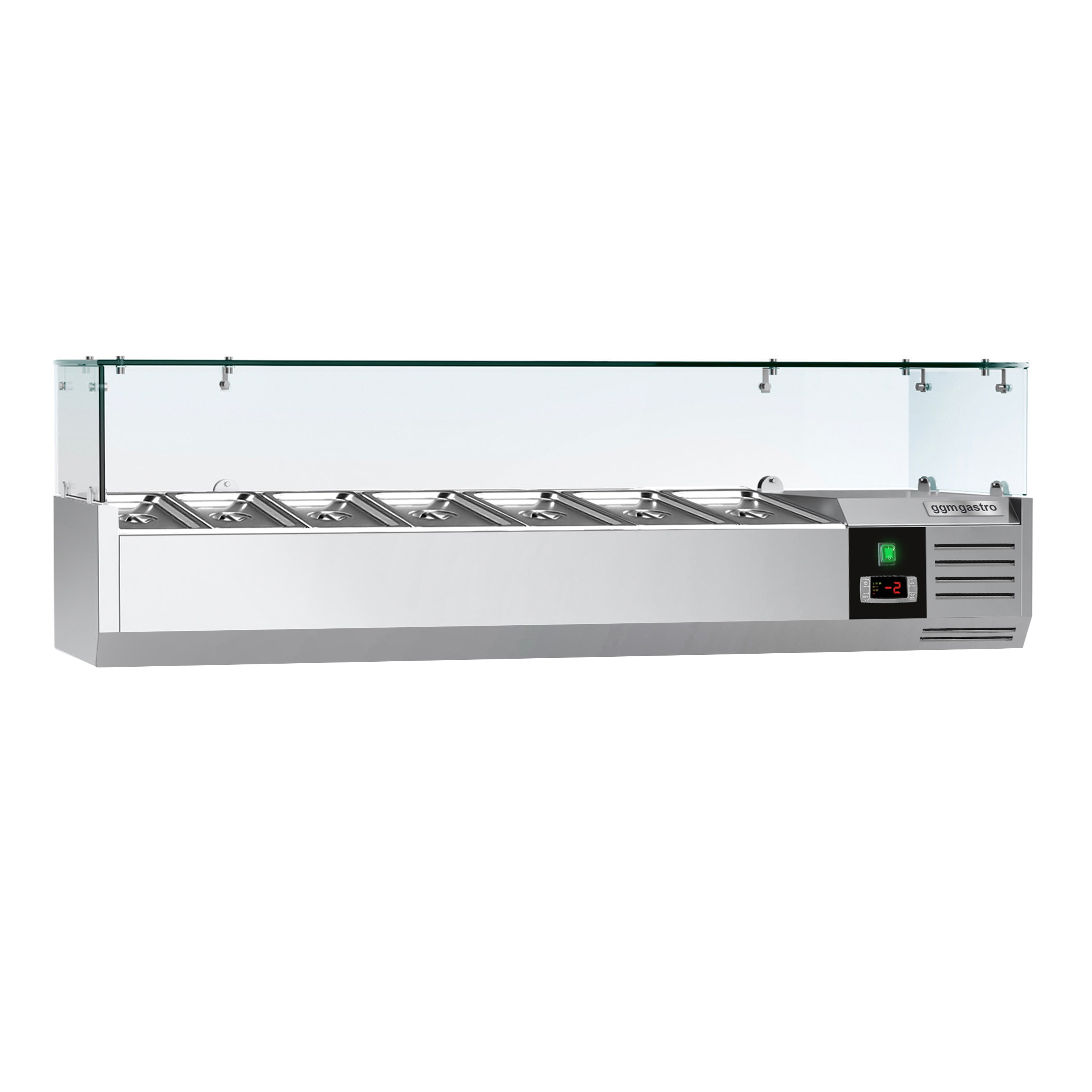Хладилна витрина PREMIUM 1,5 m x 0,43 m - за 7x 1/4 GN контейнери
