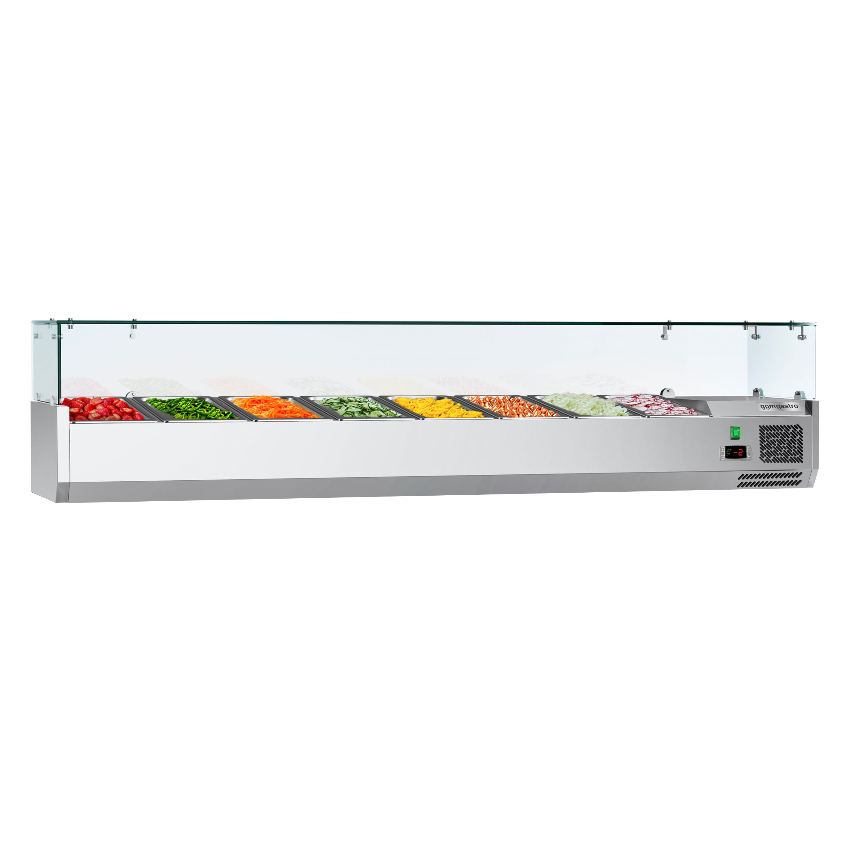Хладилна витрина ECO - 1,8 x 0,34 m - за контейнери 8x 1/4 GN