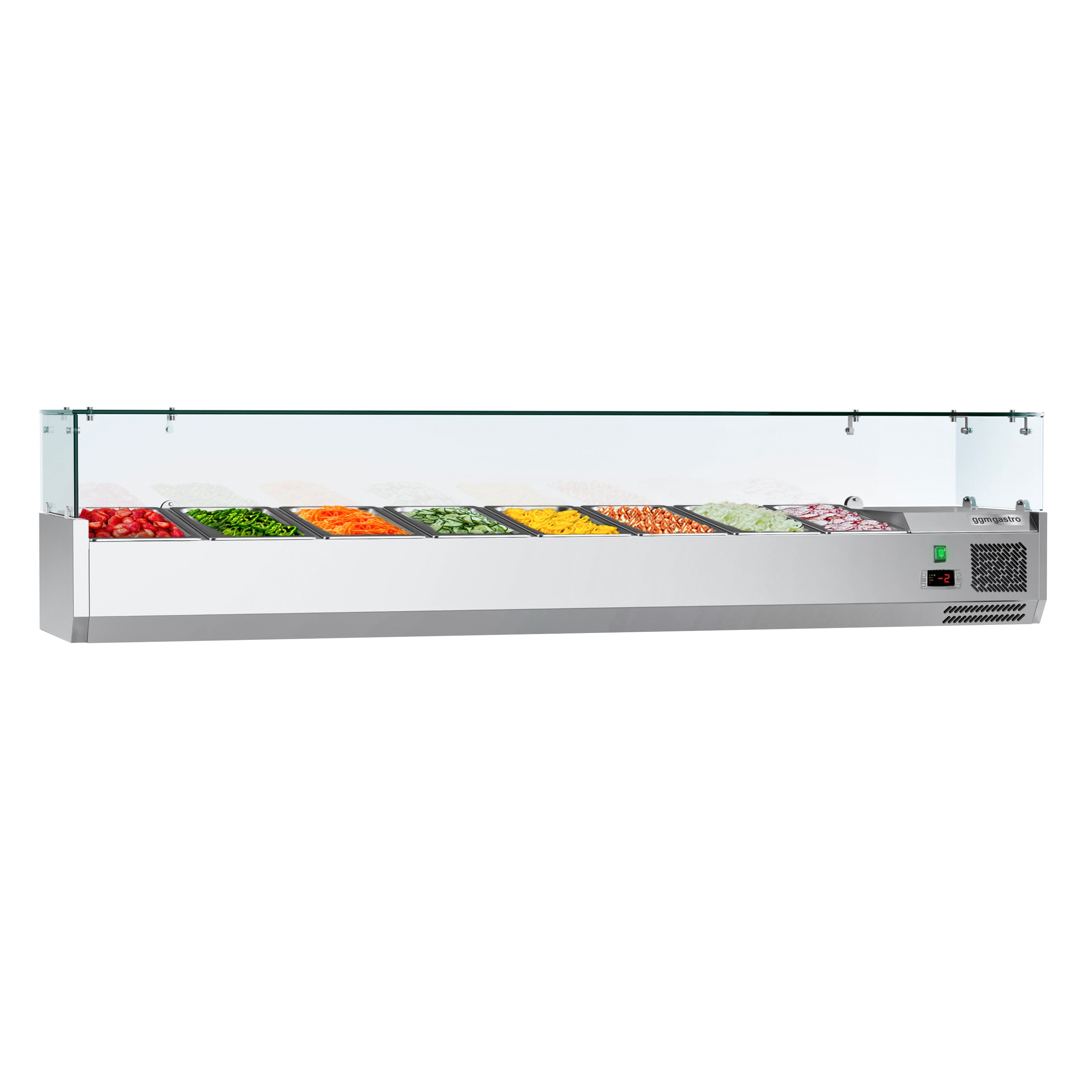 Хладилна витрина ECO - 1,8 x 0,4 m - за контейнери 8x 1/3 GN