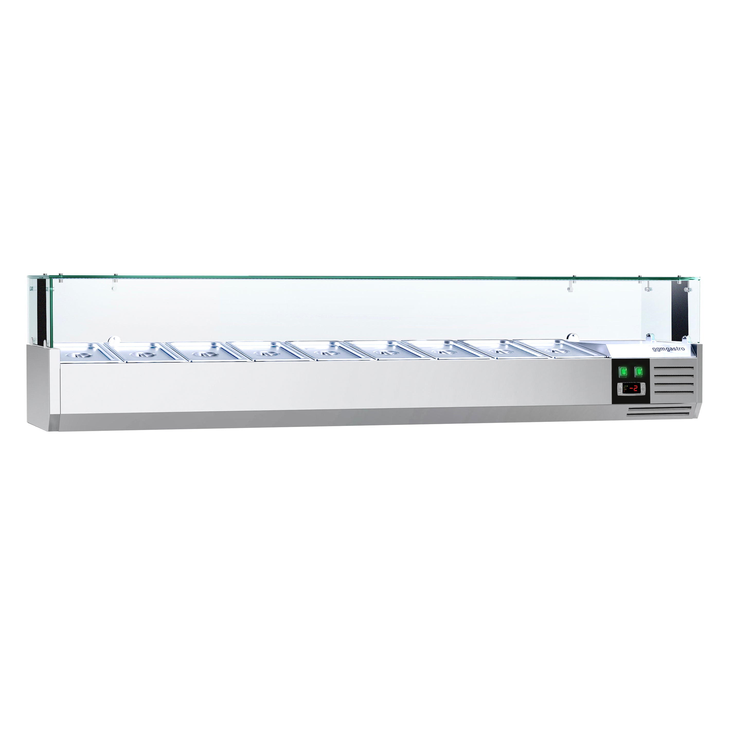 Refrigerated showcase PREMIUM 2.0 mx 0.4 m - for 9x 1/3 GN containers