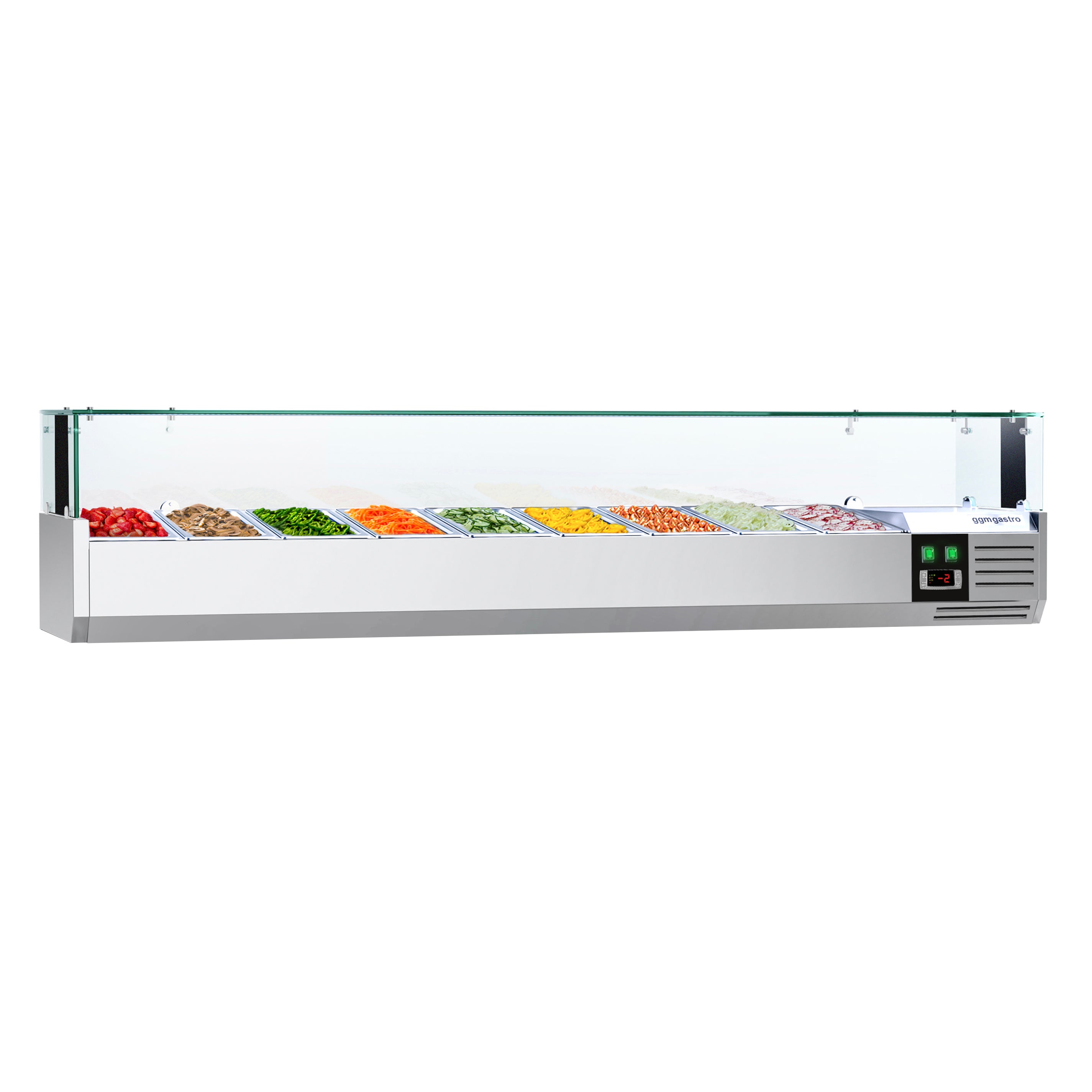 Refrigerated showcase PREMIUM 2.0 mx 0.4 m - for 9x 1/3 GN containers