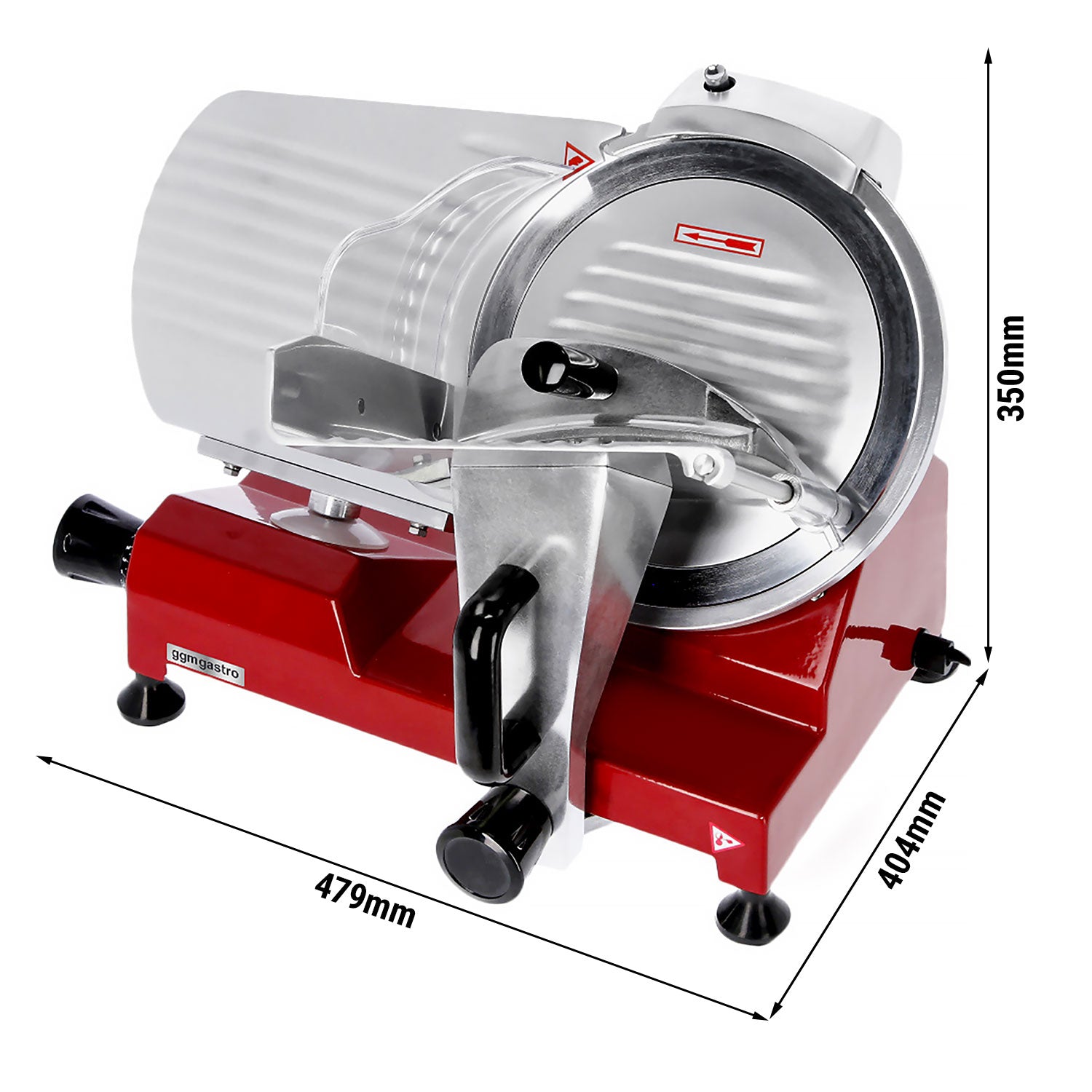 Cutter - 120 Watt - Blade: Ø 220 mm - Red