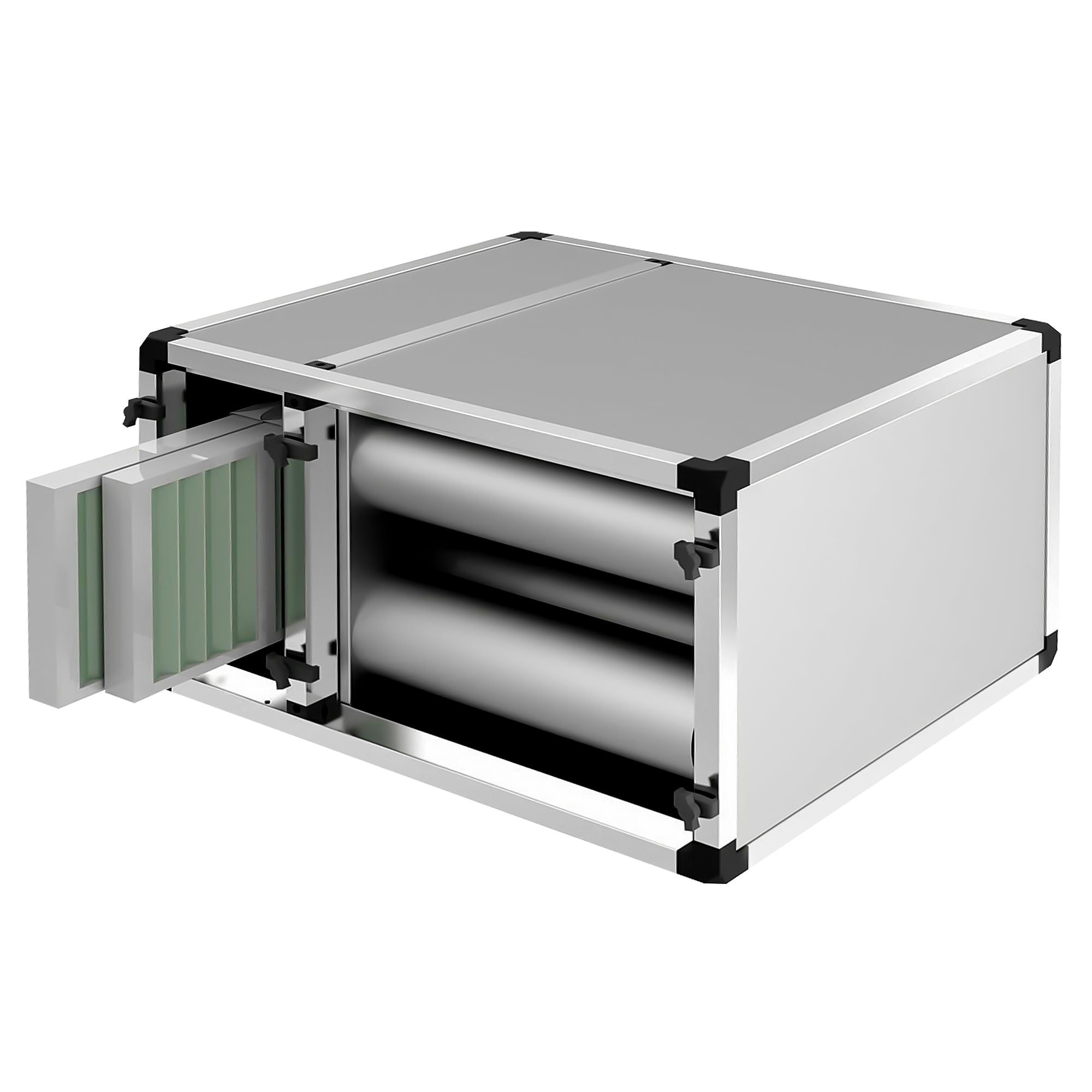 Exhaust air purification system - 2500 m³ - without engine (with activated carbon filter)