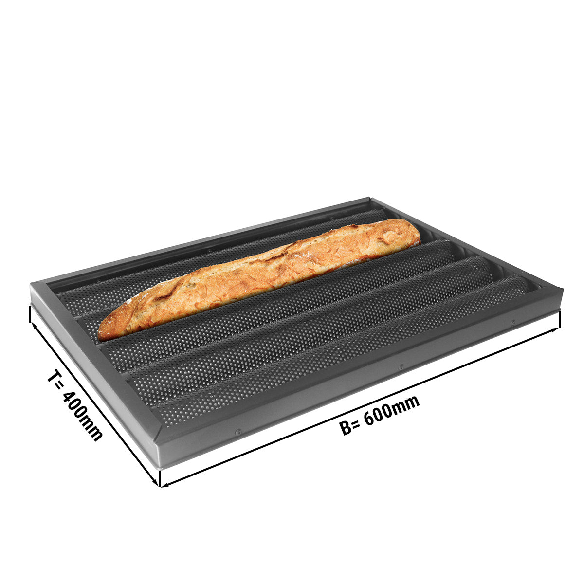 Baguette tray - 40 x 60 cm - with 5 trays