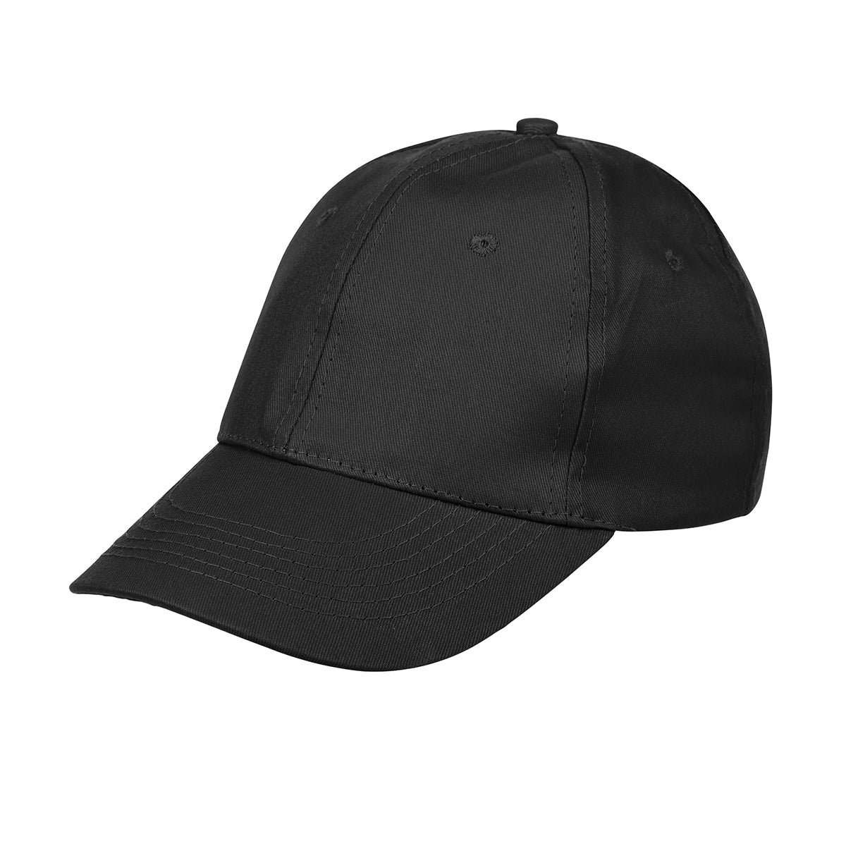 (5 pieces) Basecap Action - Black