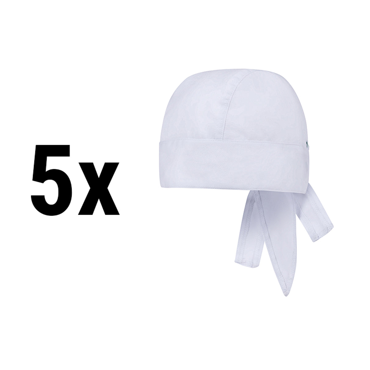 (5 pieces) Bandana Essential - White