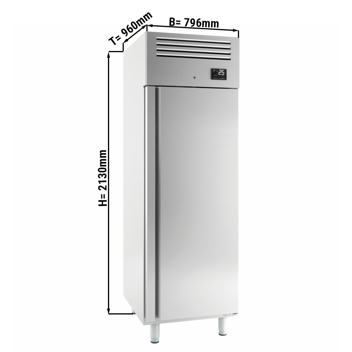 Хладилник за пекарски изделия (EN 80x60) - с 1 врата