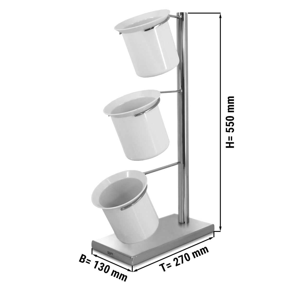 Utensil tray - with 3 shelves