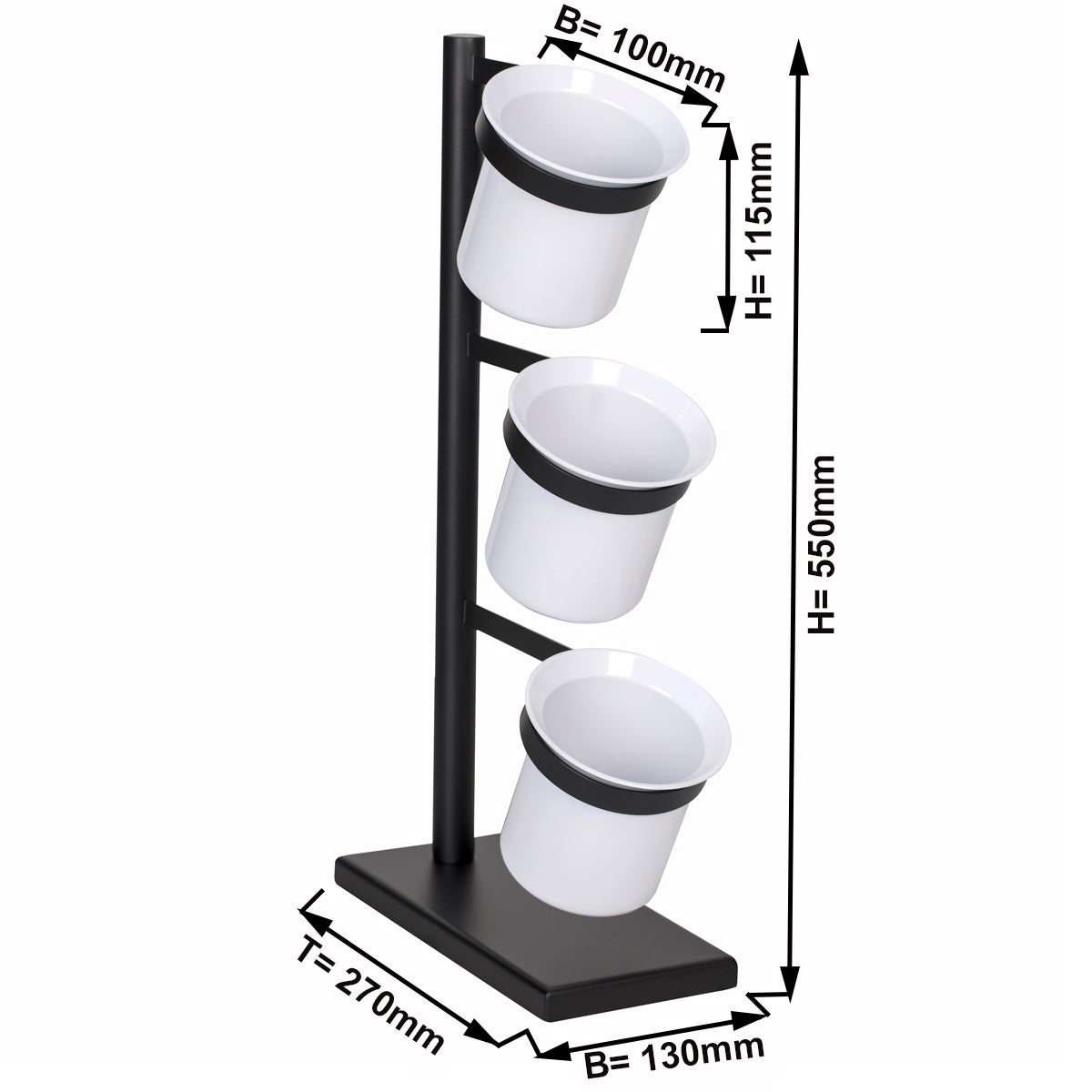 Utensil box - with 3 shelves