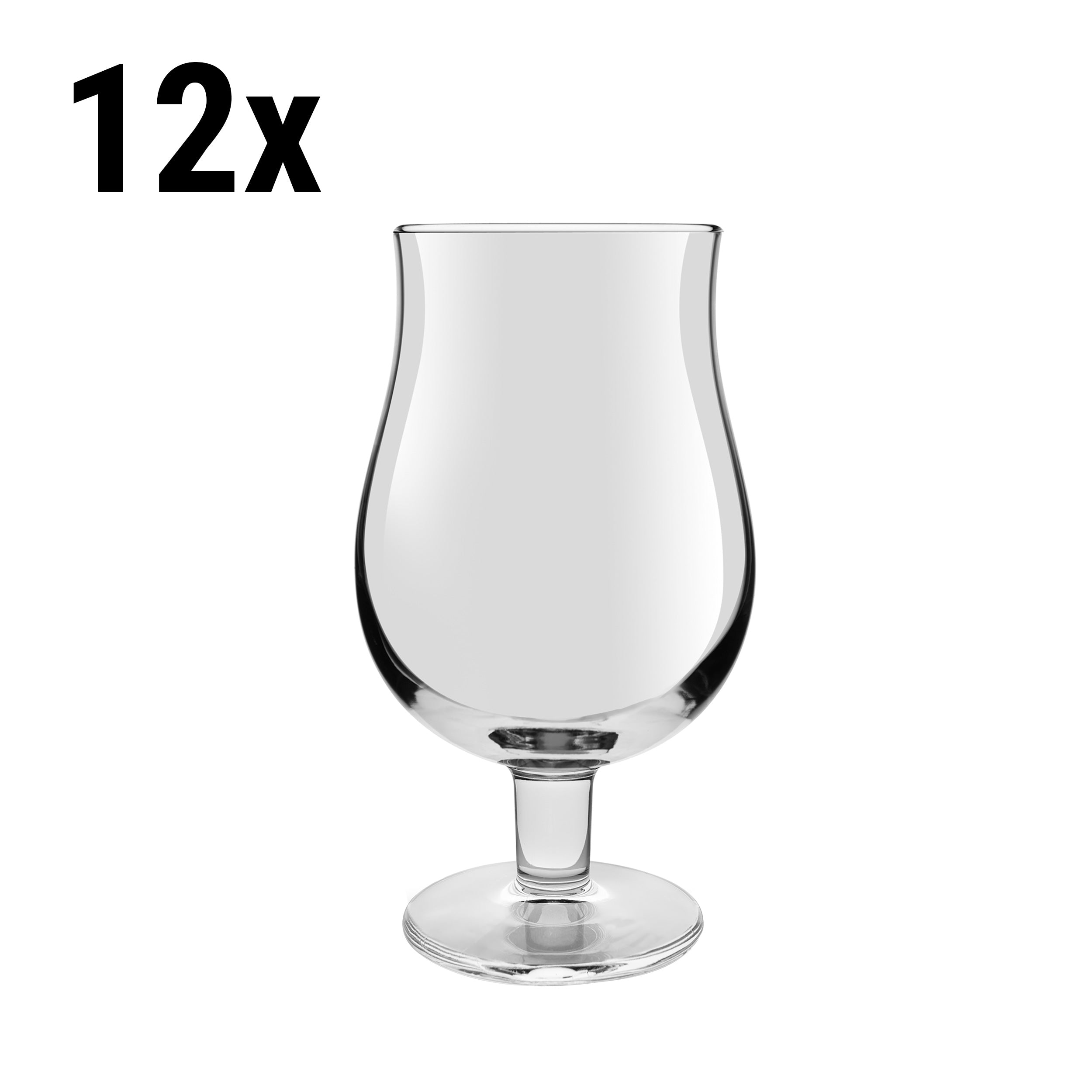 (12 pieces) Beer glass - MUNICH - 400 ml