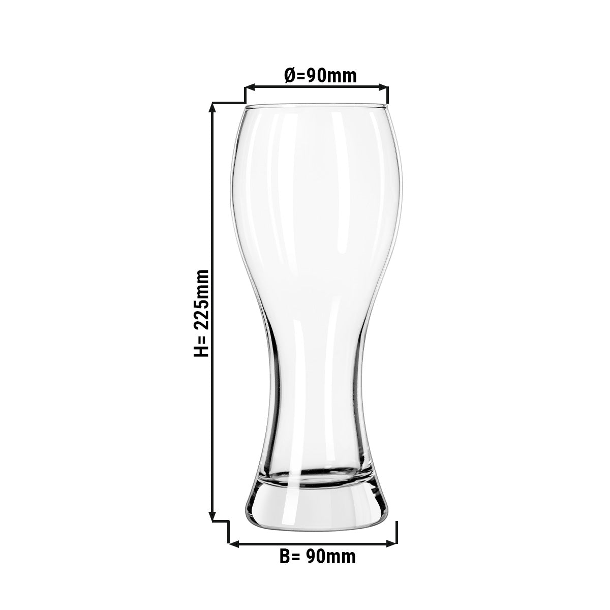 (12 pieces) Beer glass - MUNICH - 680 ml