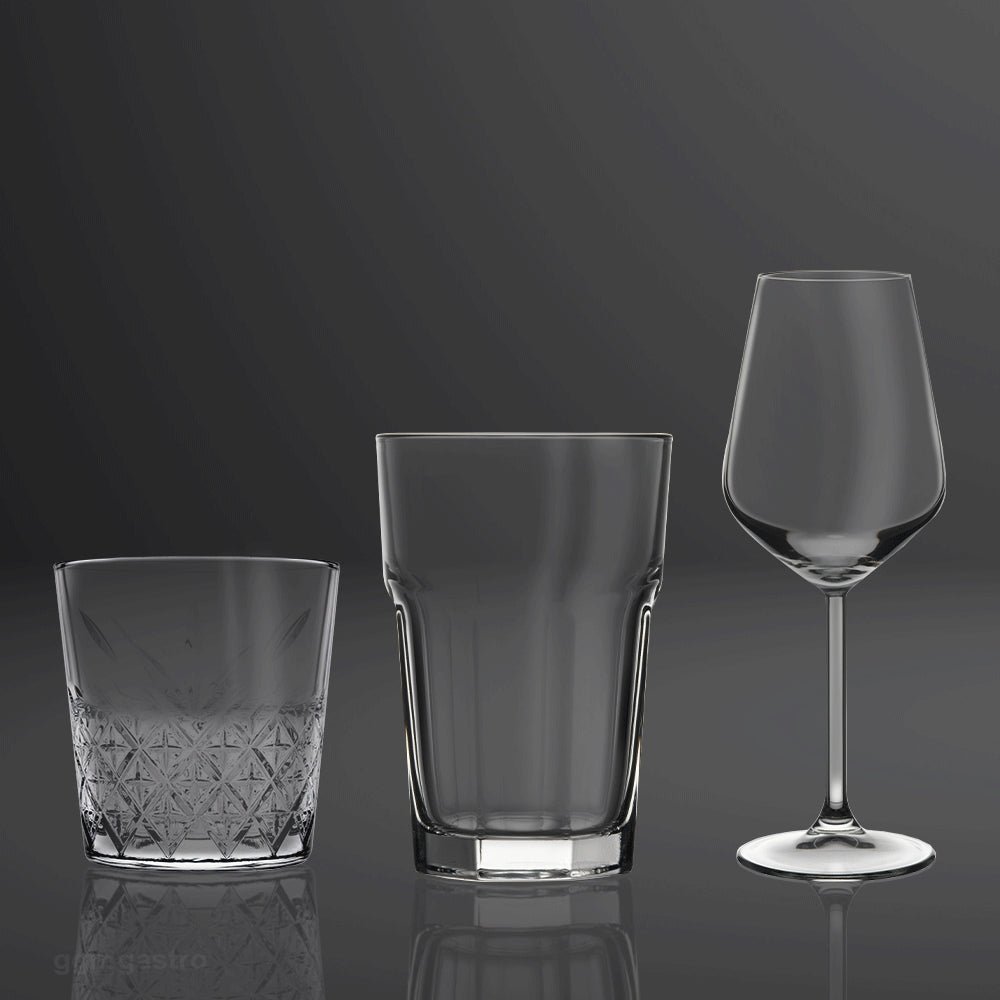 (12 pieces) CASABLANCA - beer glass - 415 cc - antimicrobial coating