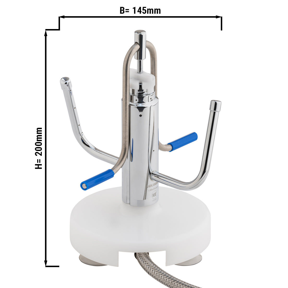 Container / cups / and shower collar with stand with suction cups and hose