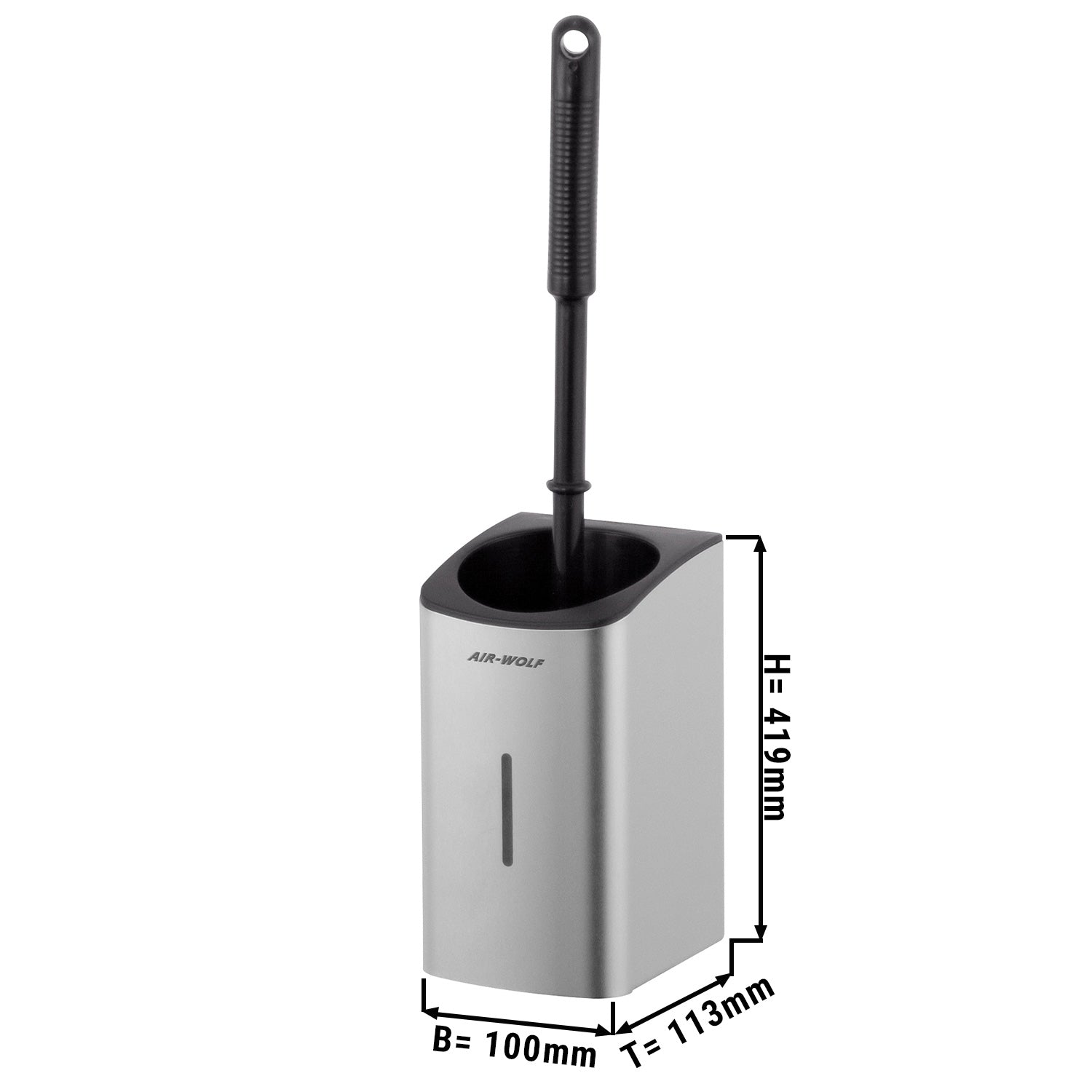 AIR -WOLF - Toilet brush holder - with open top