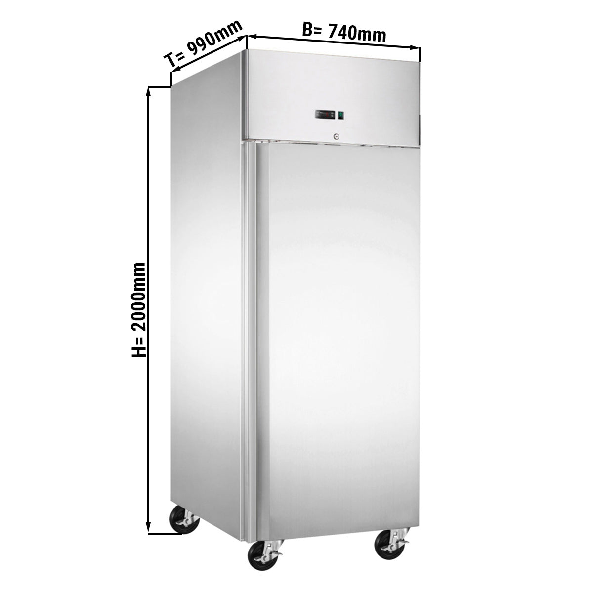 Хладилник за пекарни ECO - 0,74 x 0,99 m - с 1 врата