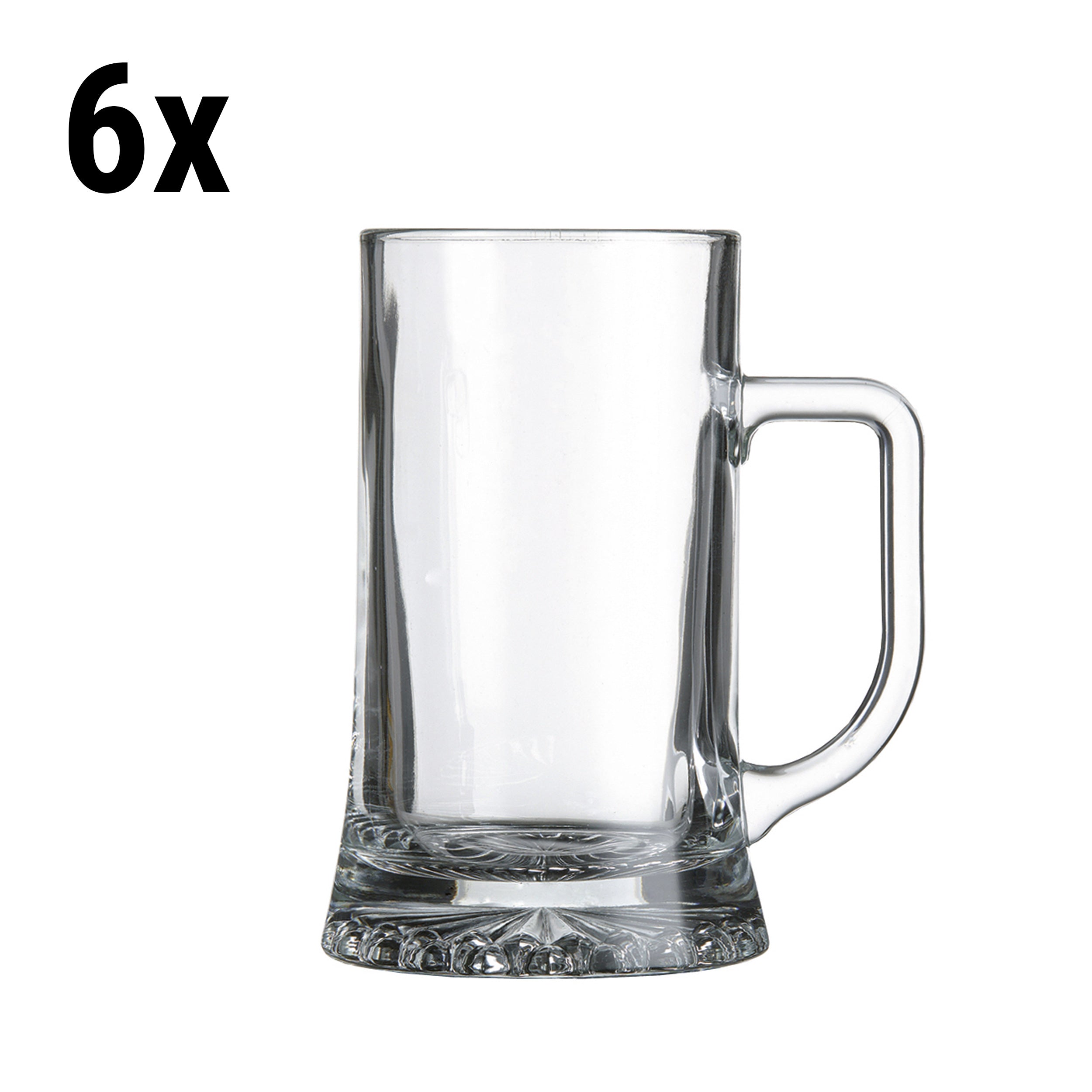 (6 pieces) Beer glass - Munich - 520 ml - Transparent