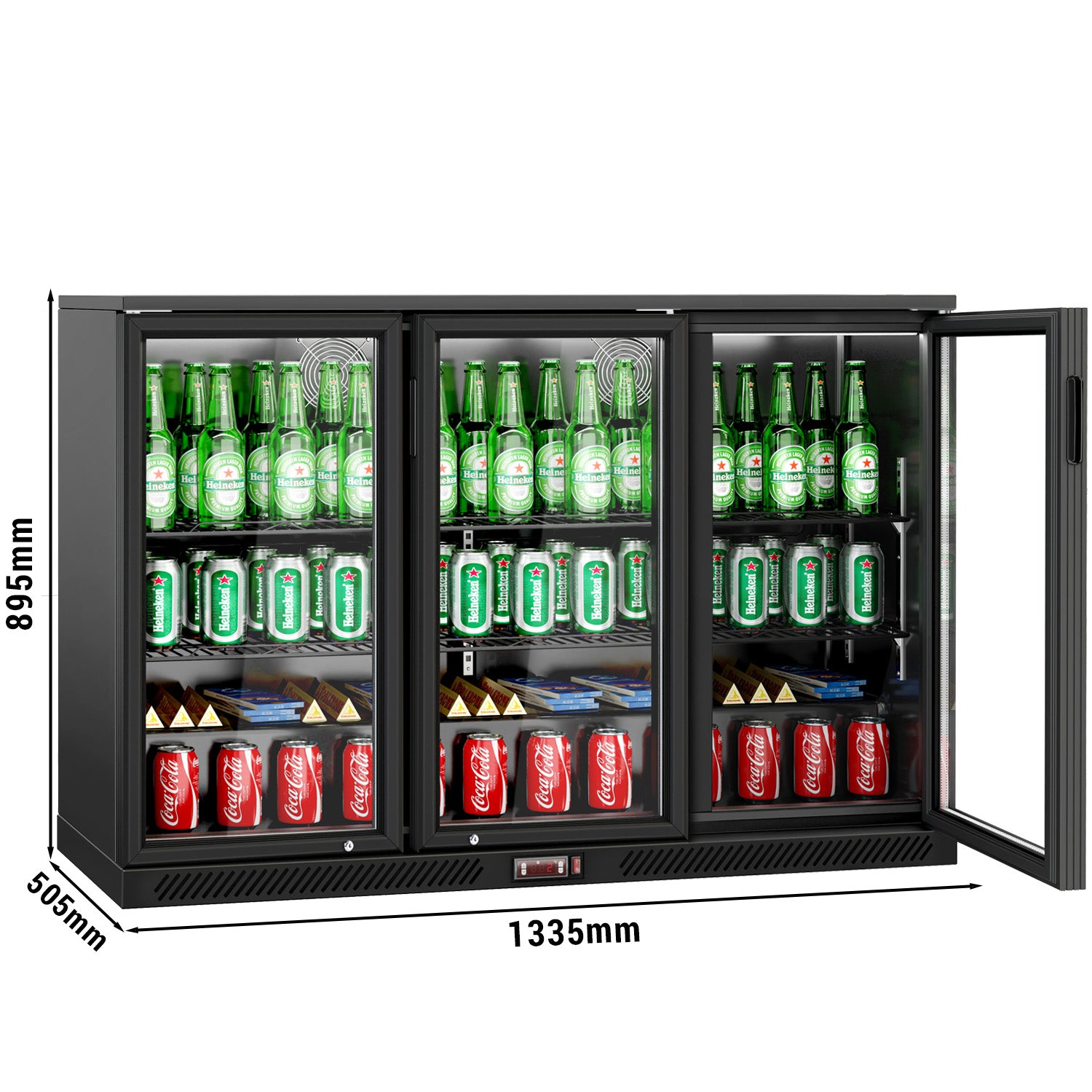 Bar refrigerator 1.3 m 320 l.