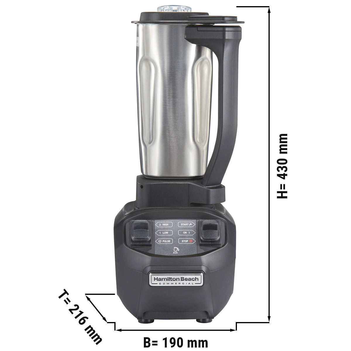 Hamilton Beach Bar Mixer RIO - 0.95 liter - 625 watts - BPA free - stainless steel container