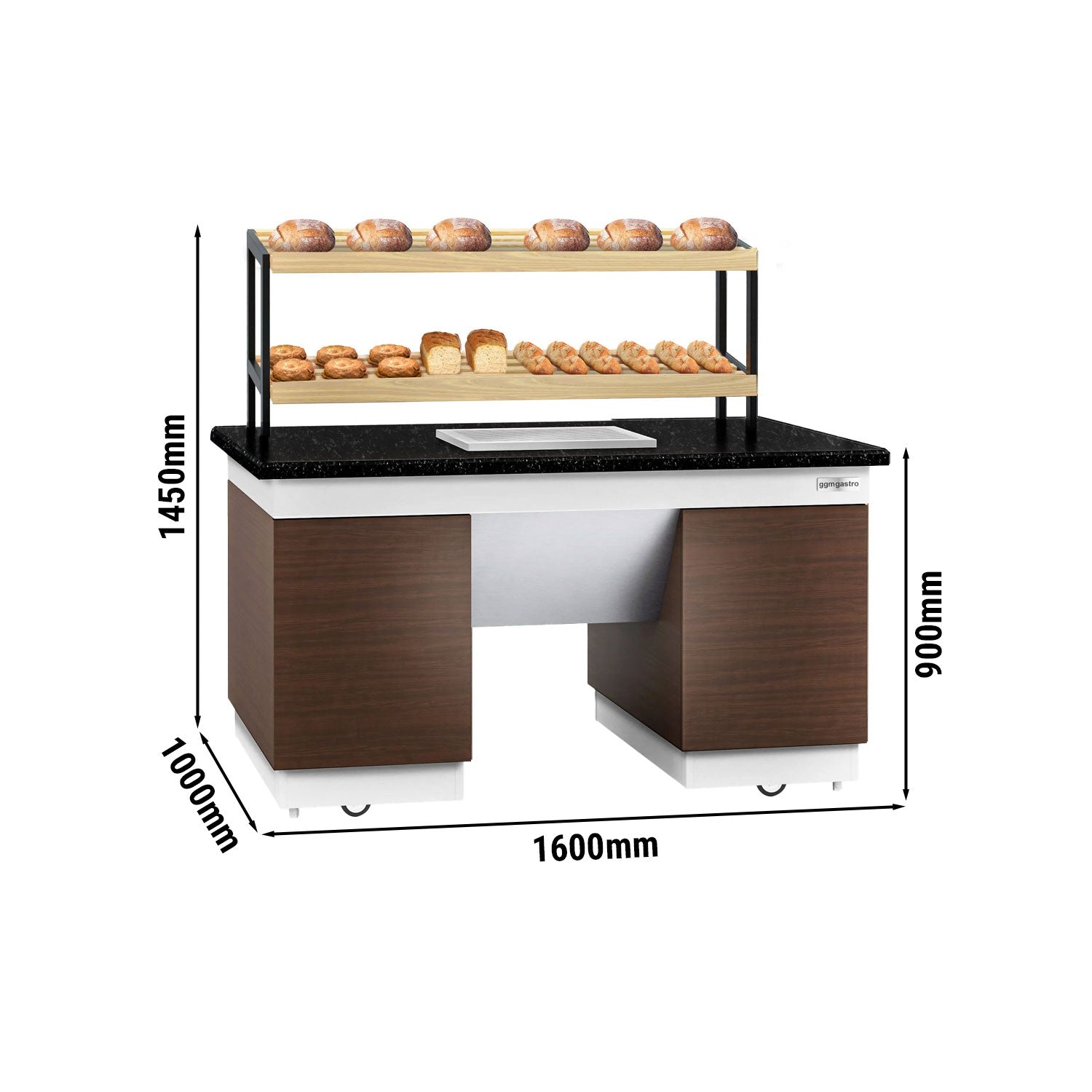 Bread shelf - 1.6 x 1.0 m