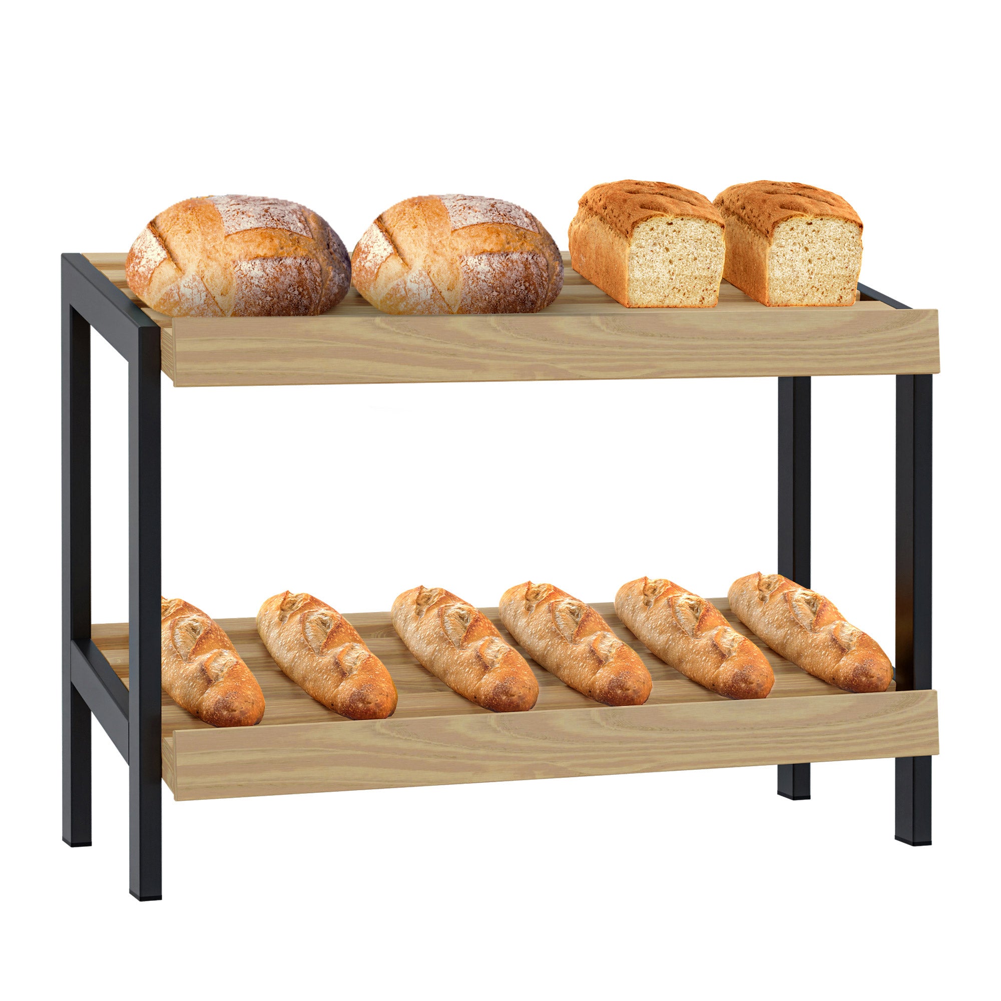 Рафт за хляб - 0,7 х 0,5 м - с 2 рафта