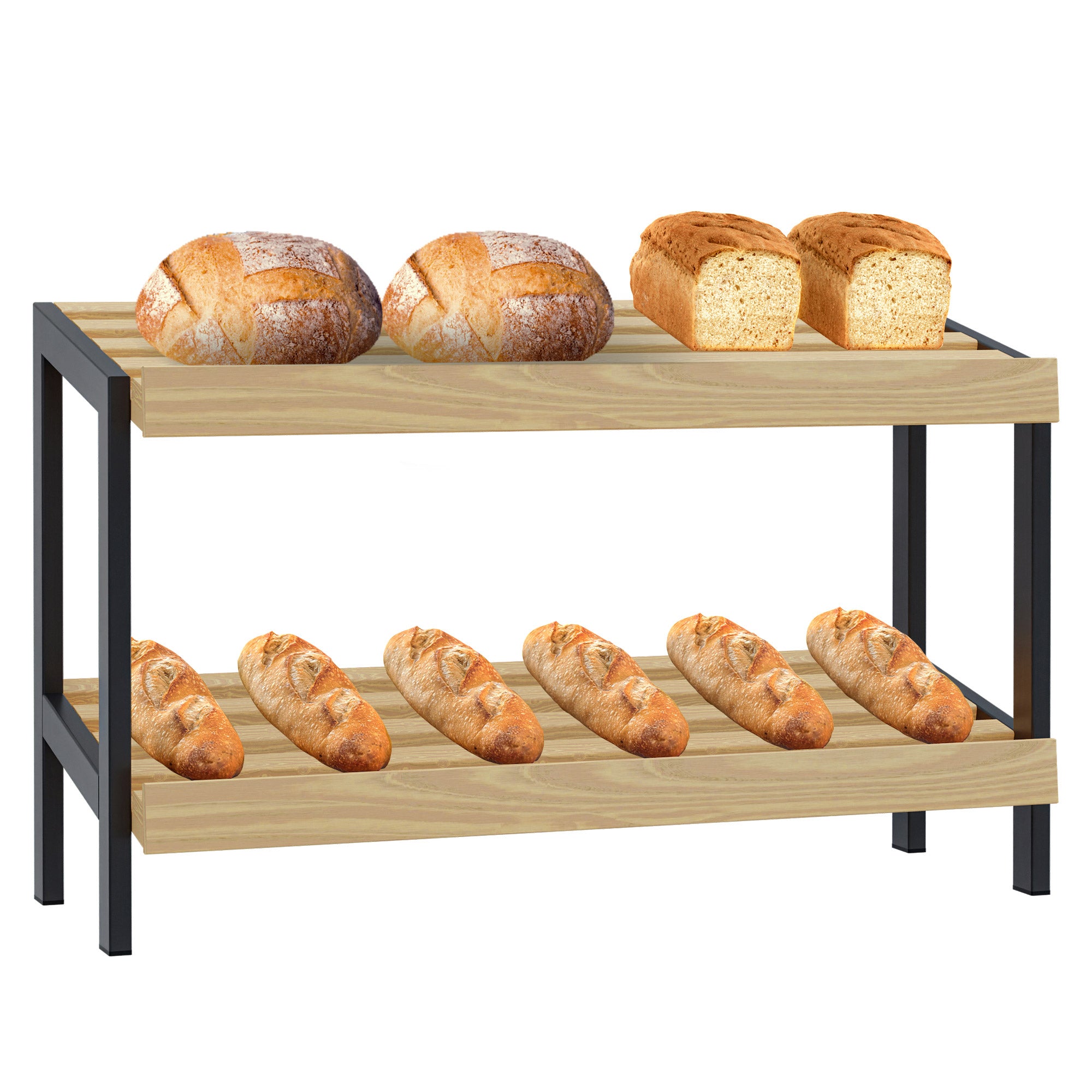 Рафт за хляб - 0,9 х 0,5 м - с 2 рафта