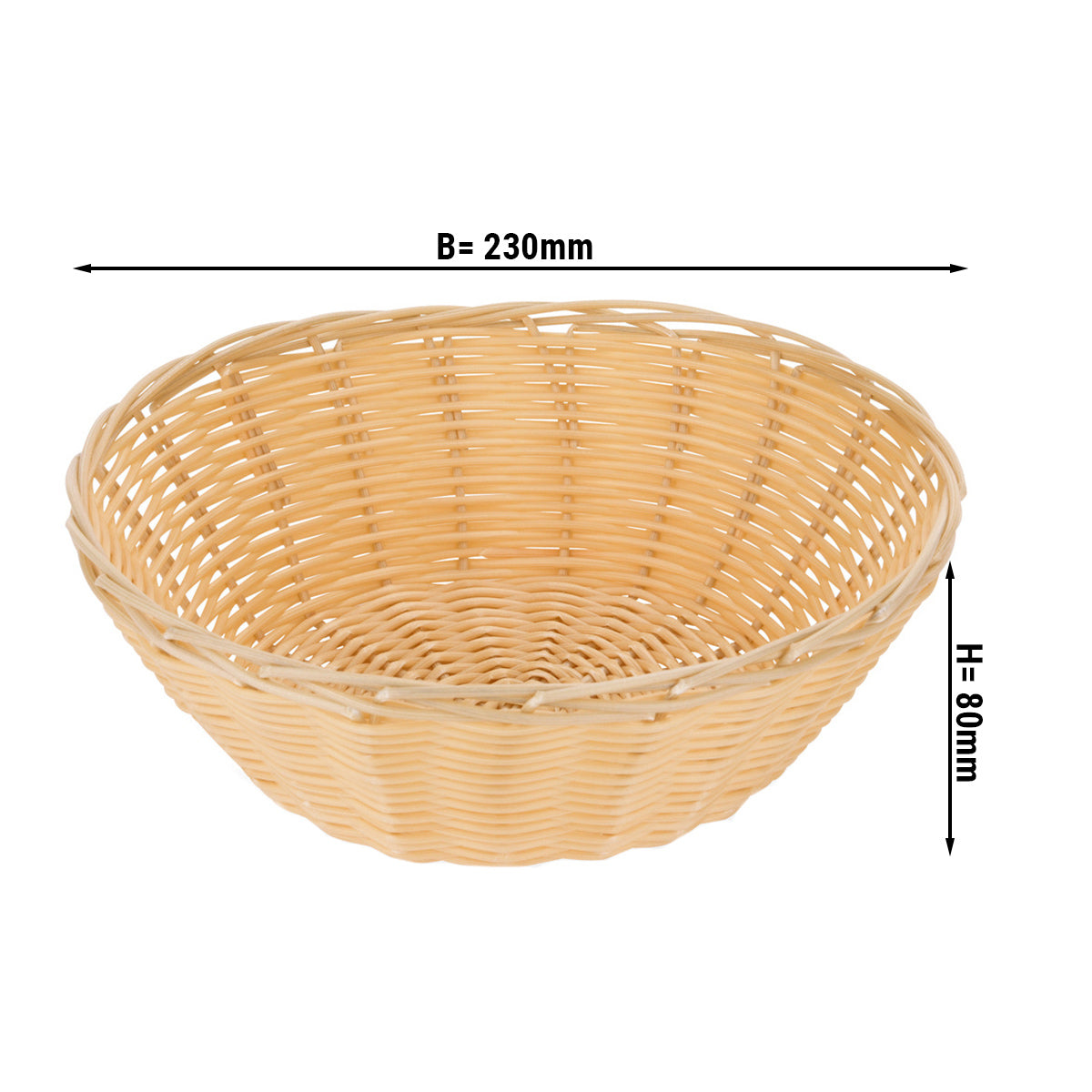 Bread basket / roll - 23 x 17.5 cm