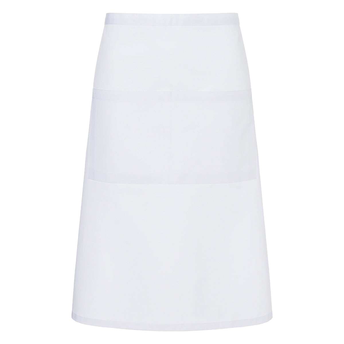 (6 pieces) Karlowsky - Bistro apron basic with pocket - white