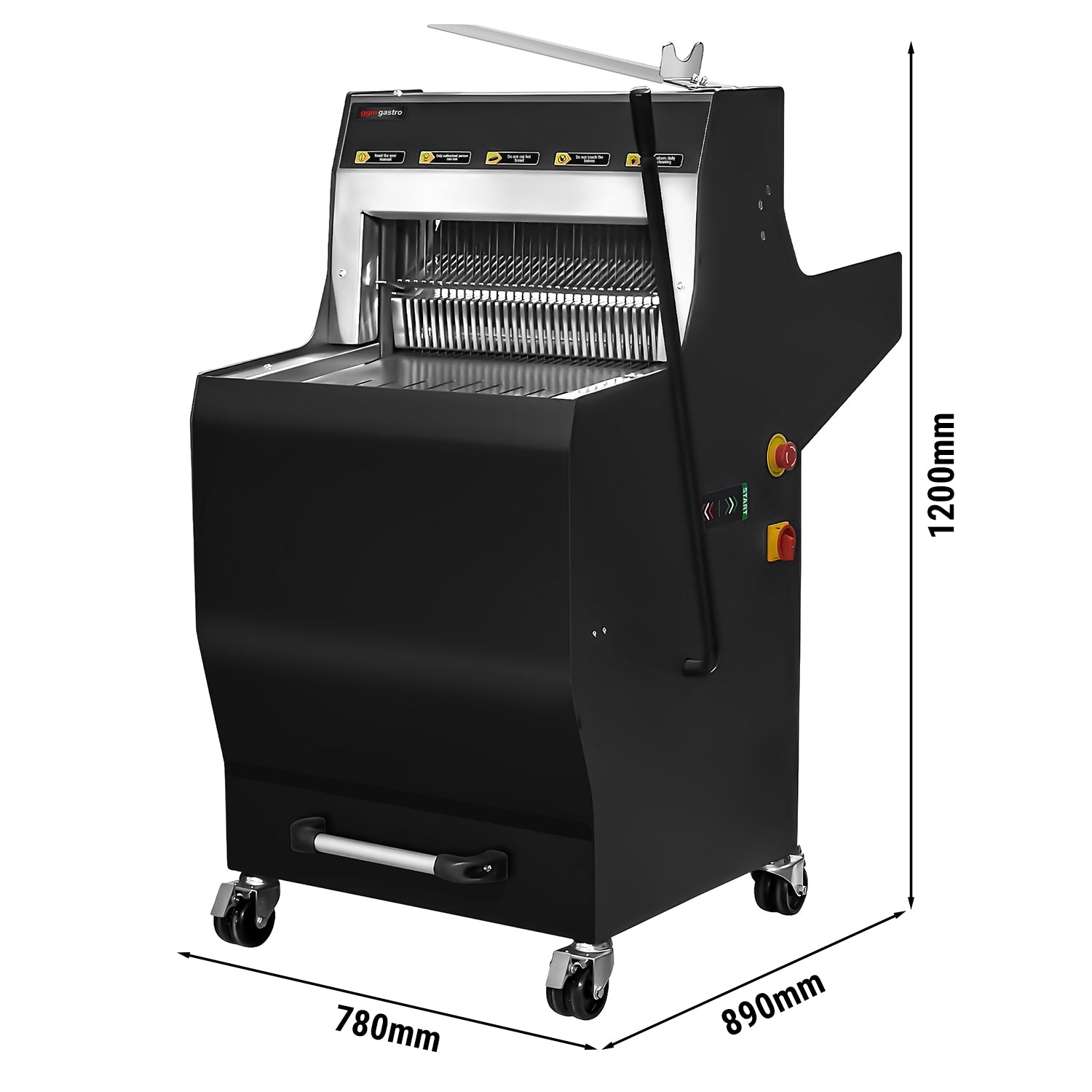 Standard bread cutting machine - slice thickness 10 mm