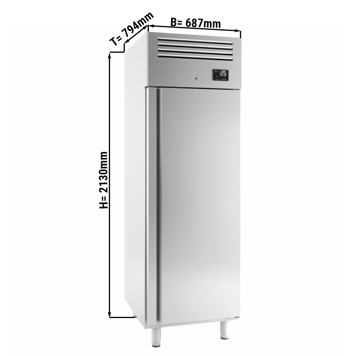 Freezer for bakery products (EN 60x 40) - with 1 door