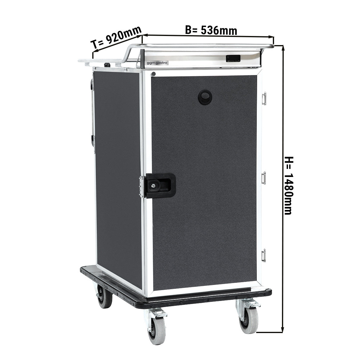 Banquet trolley - 12x GN 1/1