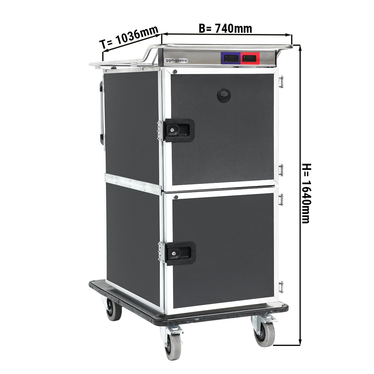 Banquet trolley hot and cold - 2x 6x GN 2/1