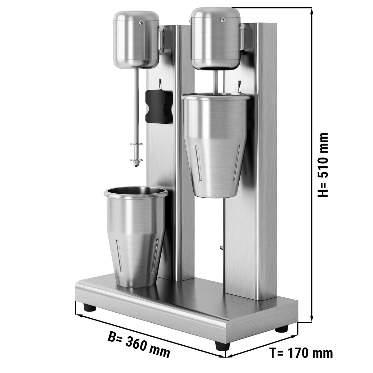 Cocktail mixer - with 2 stirrers