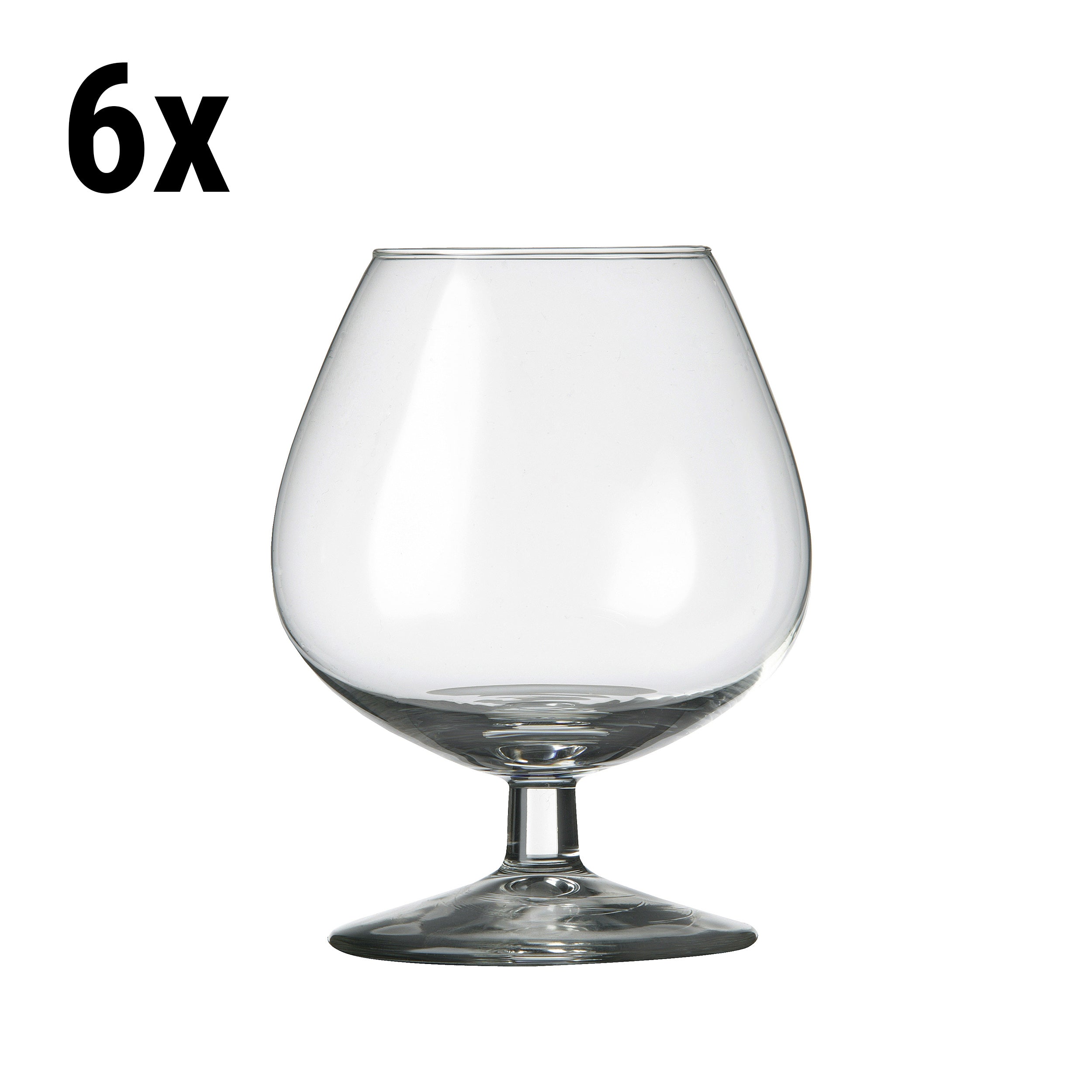 (6 броя) Чаша за коняк - SAO PAULO - 250 ml