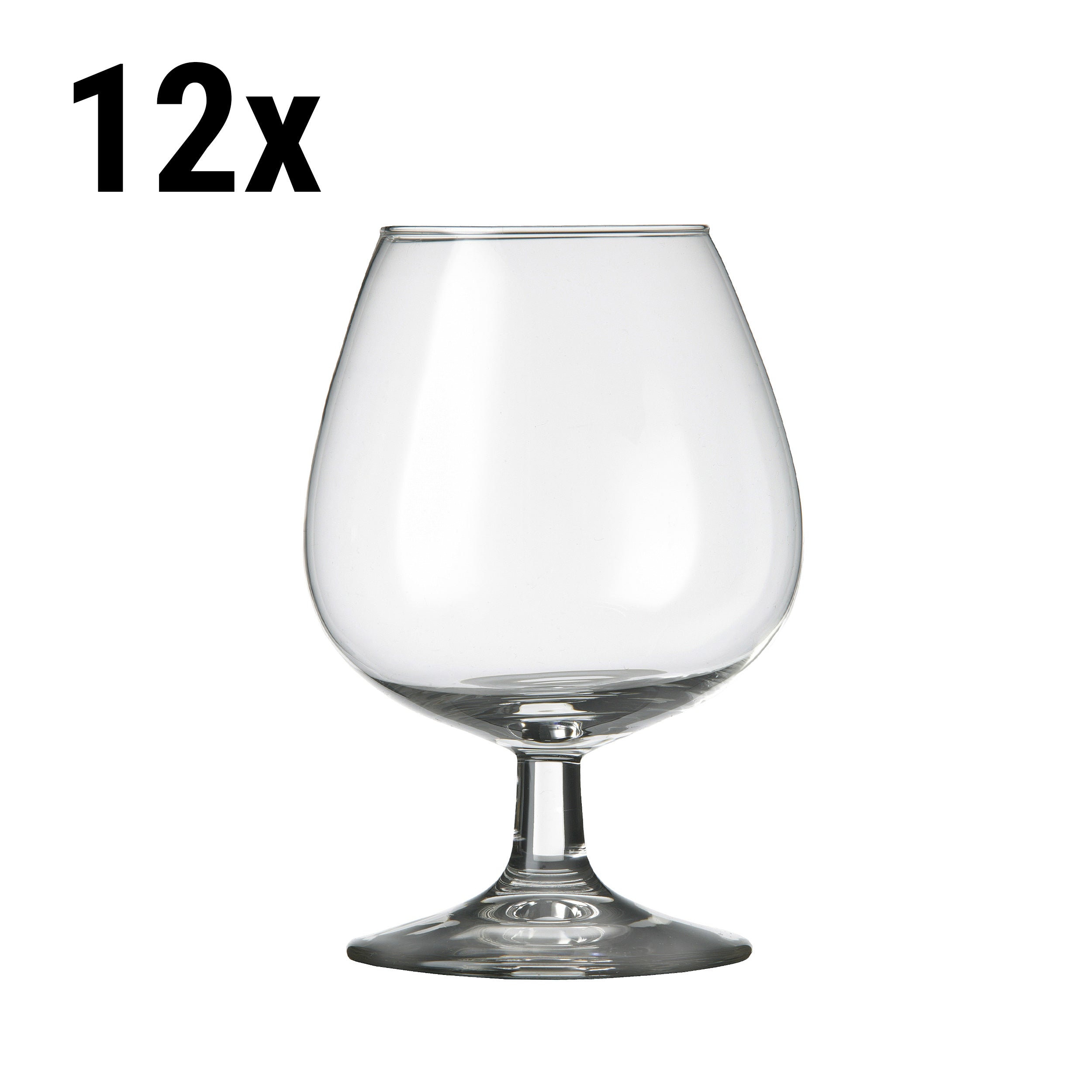 (12 pieces) Cognac glass - PARIS - 370 ml