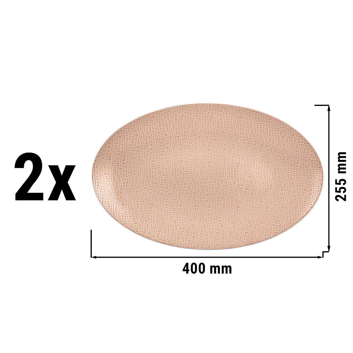 (2 pieces) Seltmann Weiden - Plates - 40 x 25.5 cm