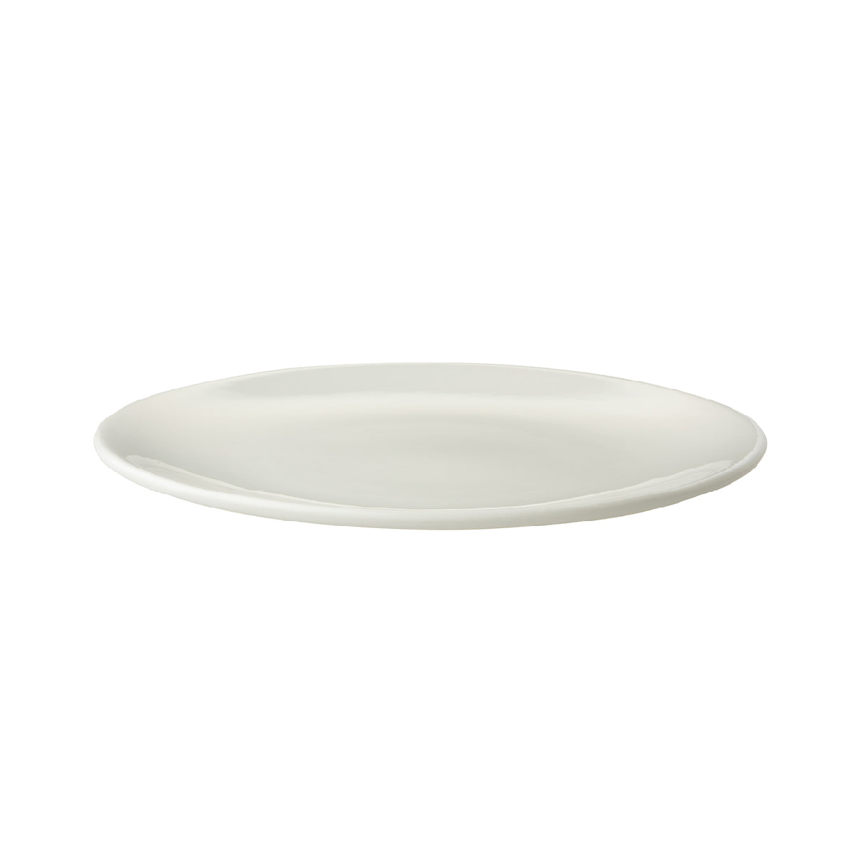 (12 pcs.) Maastricht coupe plate - Ø 25.5 cm - ivory